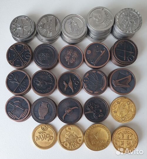 Монеты, жетоны,сувениры из пятёрки