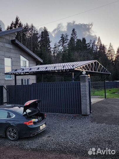 Изготовление навесов на заказ от производителя