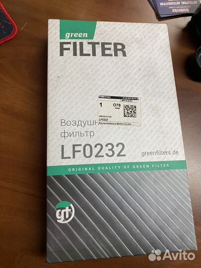 Воздушный фильтр green filter