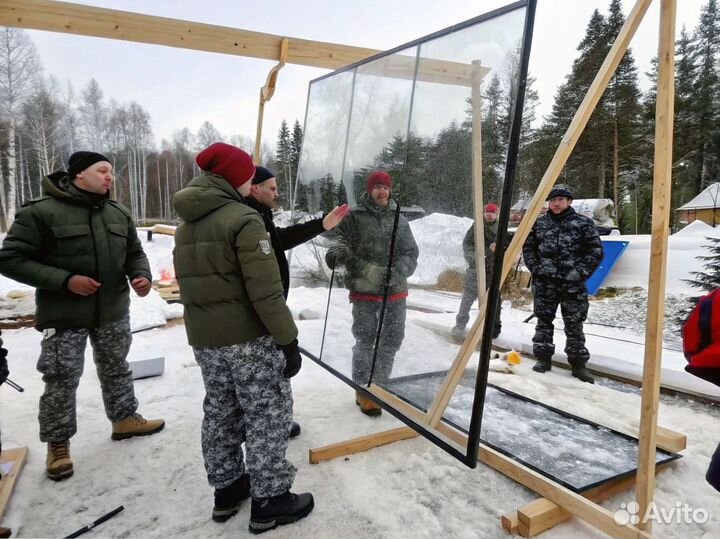 Алюминиевые окна. Входная группа