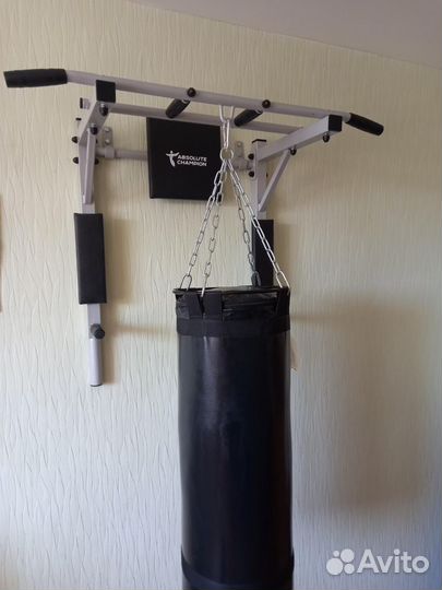 Турник 3 в 1 + боксерский мешок 30 кг