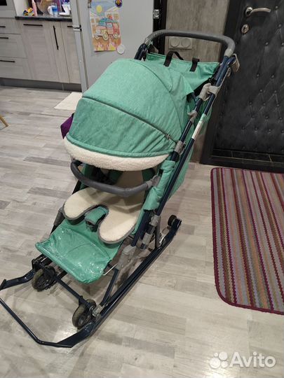 Санки коляска nika 7-8к