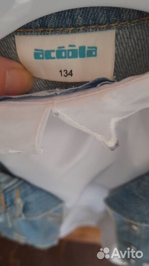 Джинсовый пиджак на девочку