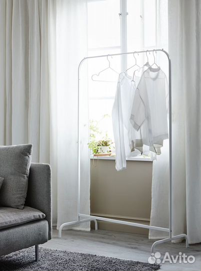 Вешалка напольная IKEA Мулиг, белая