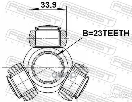 Трипоид ford focus 98-08/C-MAX 03-07 23X39,9 21