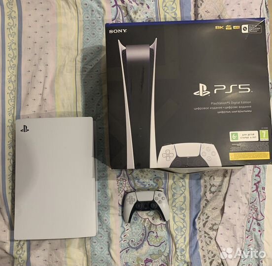 PS5 Digital Edition+PS plus extra год+Elder Ring