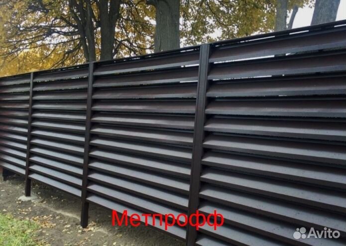 Забор жалюзи