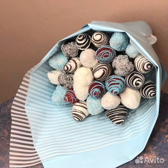 Сладкие букеты клубника в шоколаде Самара