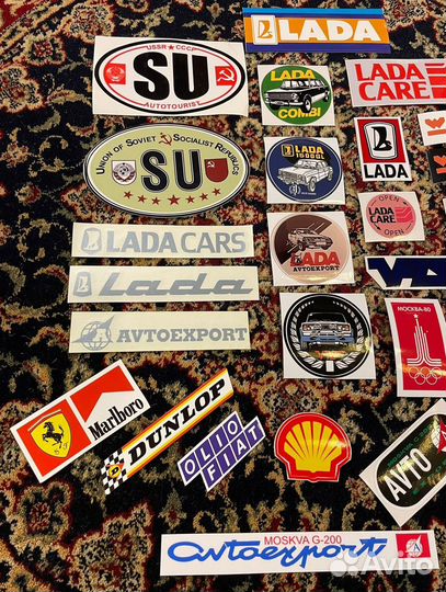 Коллеционные наклейки/бирки Avtoexport