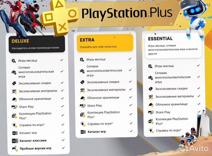 Подписка ps plus турция delux на ps5 ps4 (Арт.42210)