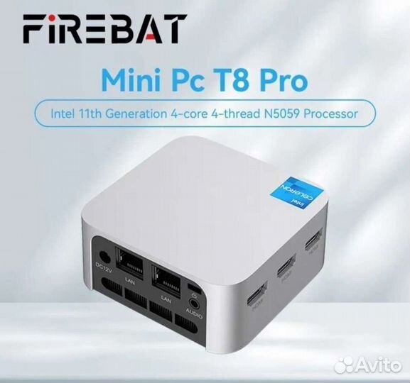Мини-пк Firebat T8 Pro 8/256 Гб N5095