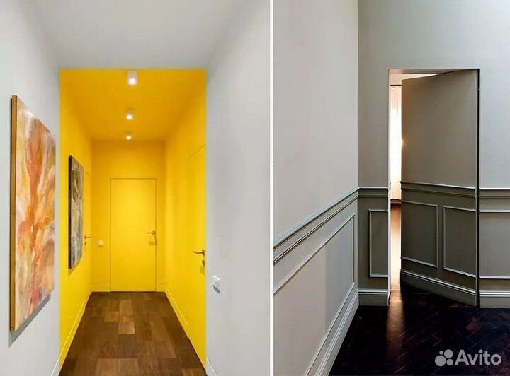 Двери скрытого монтажа invisible