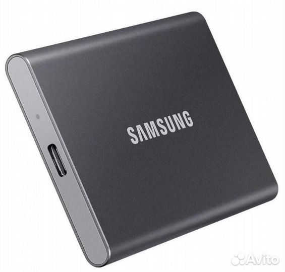 Внешний SSD Samsung T7 1Tb, цвет - серый USB 3.2