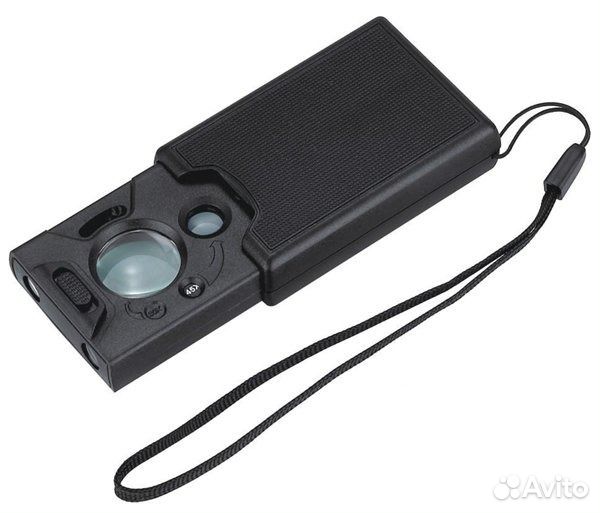 Лупа ювелирная 30х-20мм/45x/60x-9мм двойная с подс