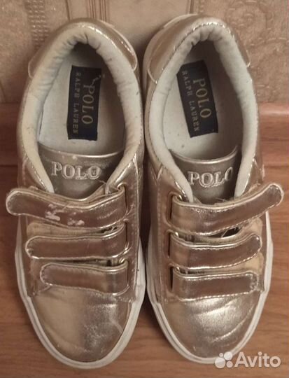 Кожаные кеды для девочки