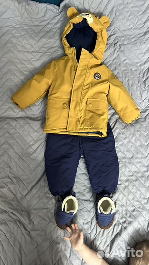 Куртка детская зима baby GO 80размер
