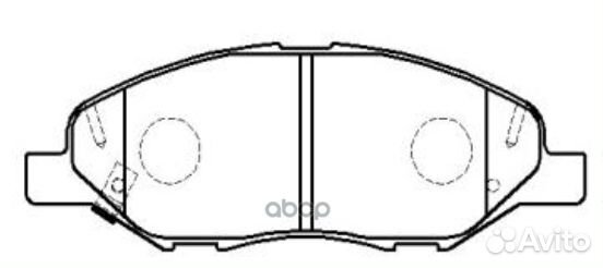 Колодки торм.пер. (старый арт. CKN-27) nissan M