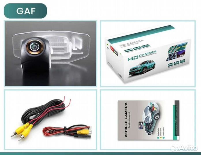 Камера автомобильная GreenYi 170град