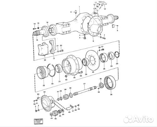 Вал планетарной передачи PGS-888 / 11034888