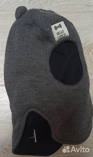 Шапка шлем, шапка ушанка 6-10 лет