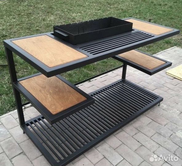 Мангал в стиле лофт