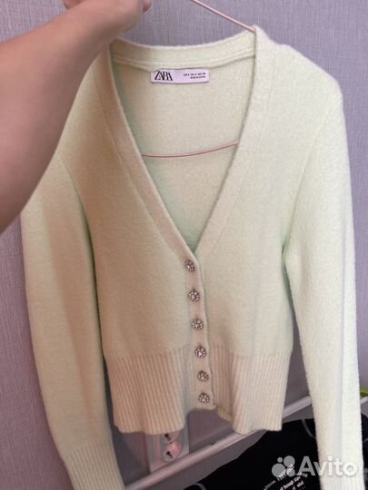 Укороченный кардиган zara