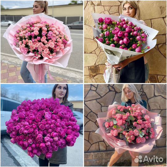 Цветы оптом розы