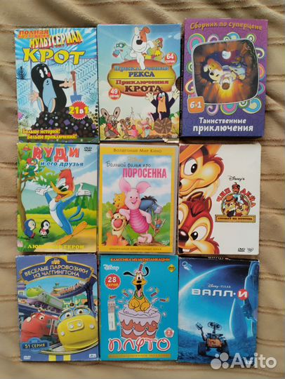 Популярные мультфильмыWalt Disney, Marvel на DVD