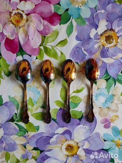 Чайные ложки мельхиор