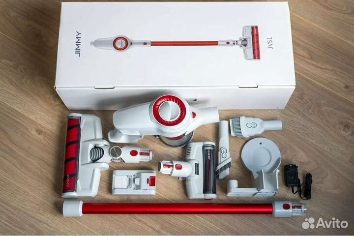 Пылесос вертикальный Xiaomi Jimmy JV51 White+Red