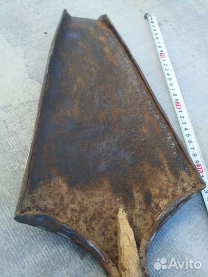 Старинная кованая лопата для зерна 19 в