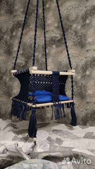 Детские качели макраме