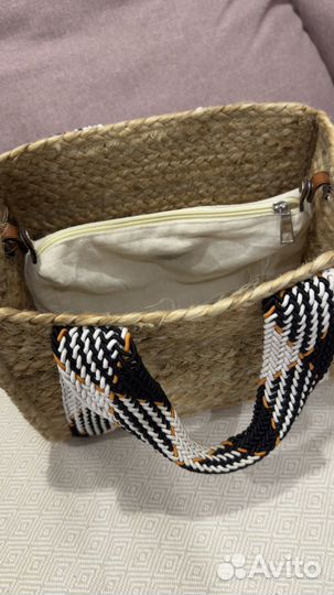 Плетенная джутовая сумка parfois