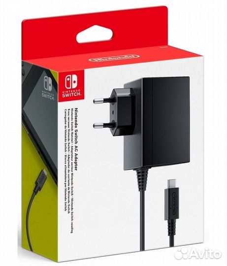 Блок питания оригинал Nintendo Switch Новый