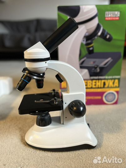 Микроскоп, 40, 100 и 400-кратное увеличение