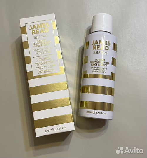 James read self tan instant bronzing mist