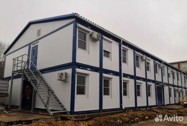 Модульное здание под штаб строительства (мз13)