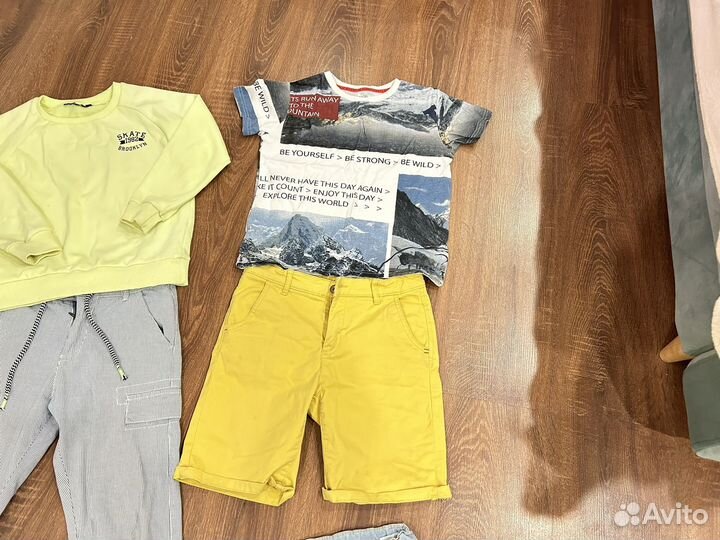 Вещи пакетом на мальчика рост 134 140