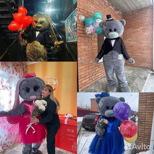 Ростовые куклы на праздник, аниматор зайка