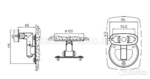 Крепление для мониторов Genelec 8000-422B