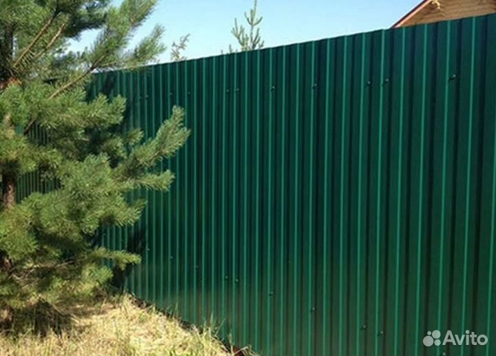 Забор металлический работа по договору быстро