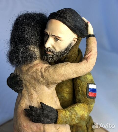 Ватная елочная игрушка