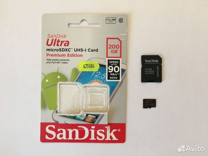 Карта памяти Micro SD SanDisk Ultra 200 GB