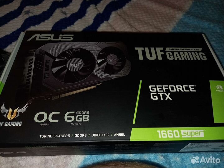 Видеокарта GTX 1660 super Asus Tuf Gaming (OC)