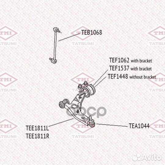 Mazda 3/5 03- TEE1811L tatsumi