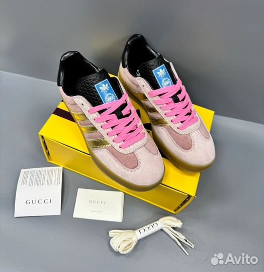 Кеды gucci adidas gazelle