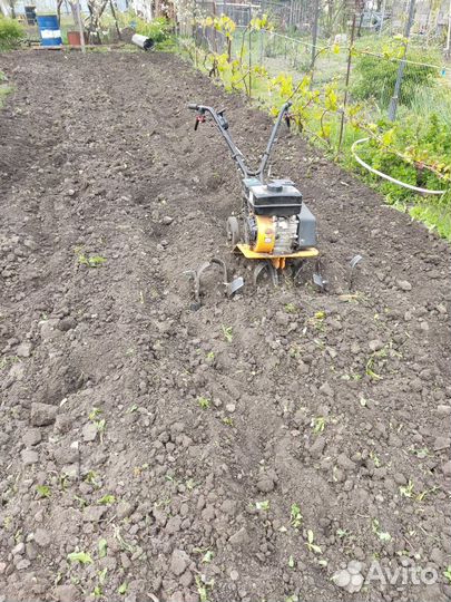 Вспашка культивация огорода участка