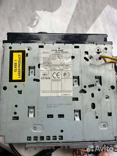 Автомагнитола alpine cda 137bti