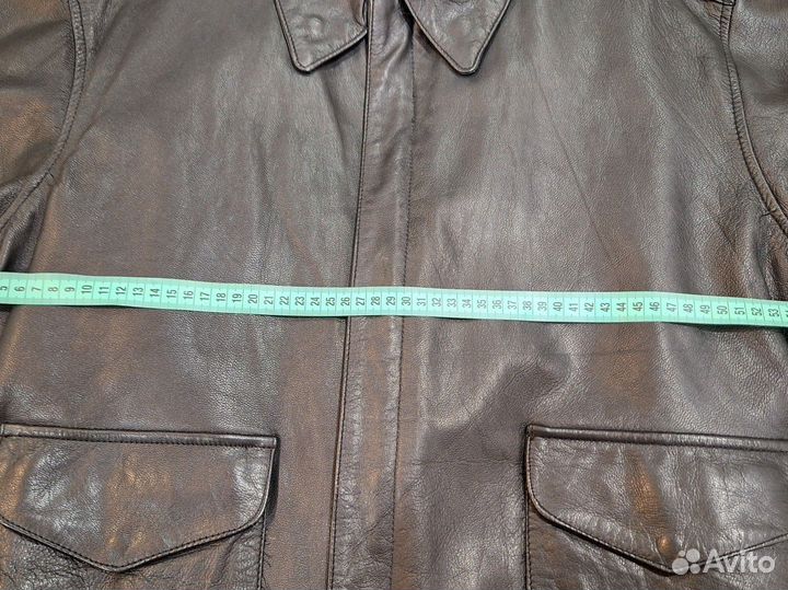 Кожаная куртка мужская 54 56