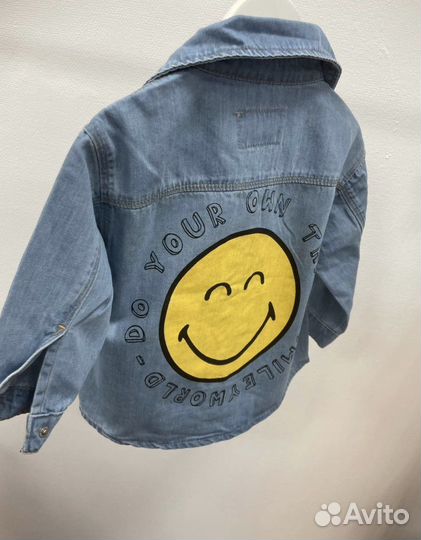 Рубашка джинсовая zara